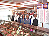 The staff get the shop ready for another busy day!